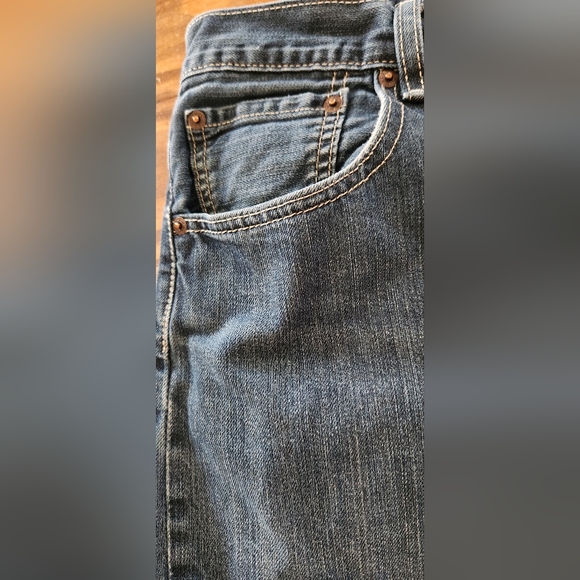 Levis 501xx Jeans Mens 34x32 (34x29) Blue Button Fly Straight Fit Distressed - Picture 12 of 16